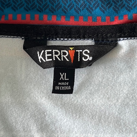 Kerrits youth unisex Fair Isle fleece Tech Top 1/4 zip pullover youth XL - Picture 8 of 9